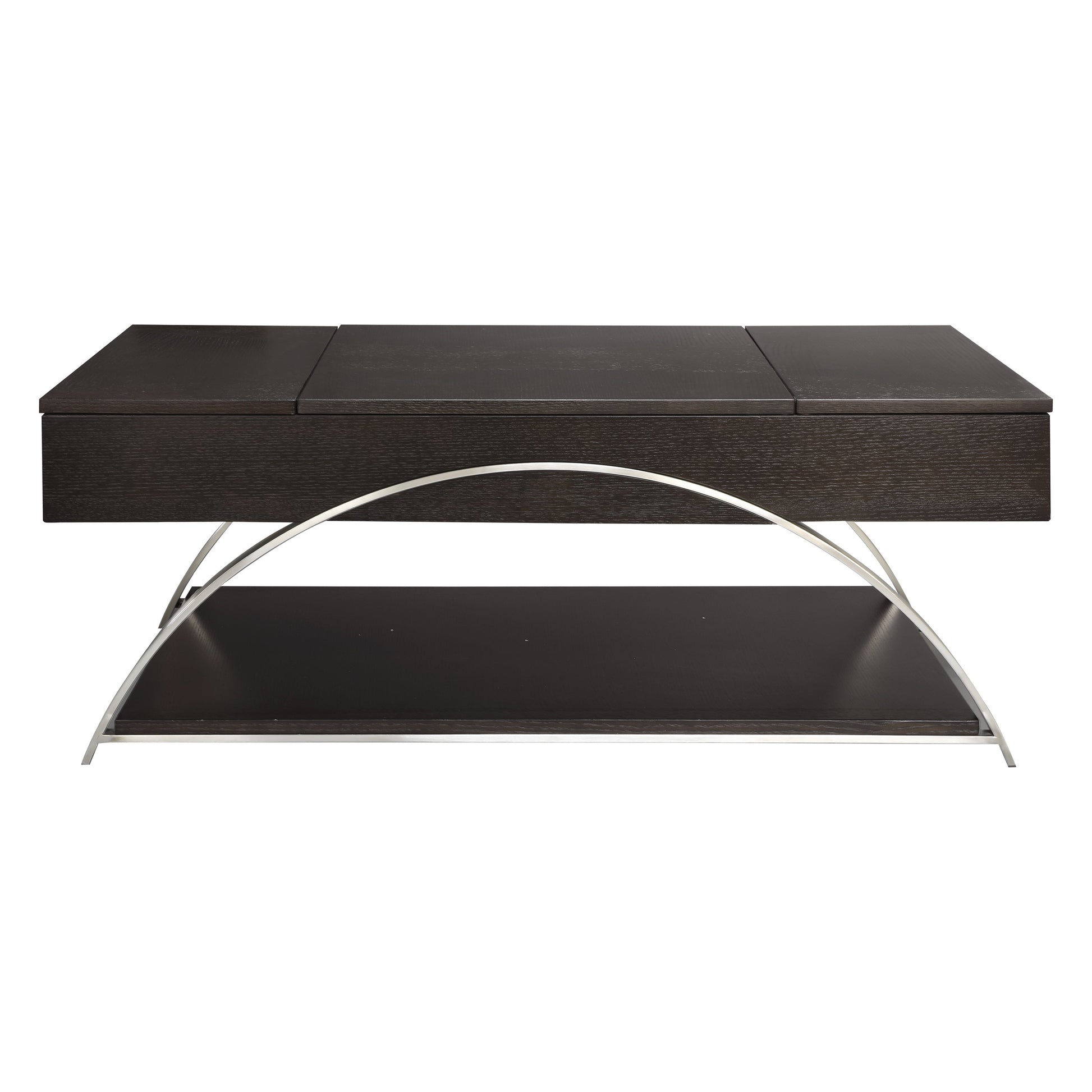 Tioga Espresso/Chrome Lift Top Cocktail Table - 3533RF-30 - Luna Furniture - Dallas Store