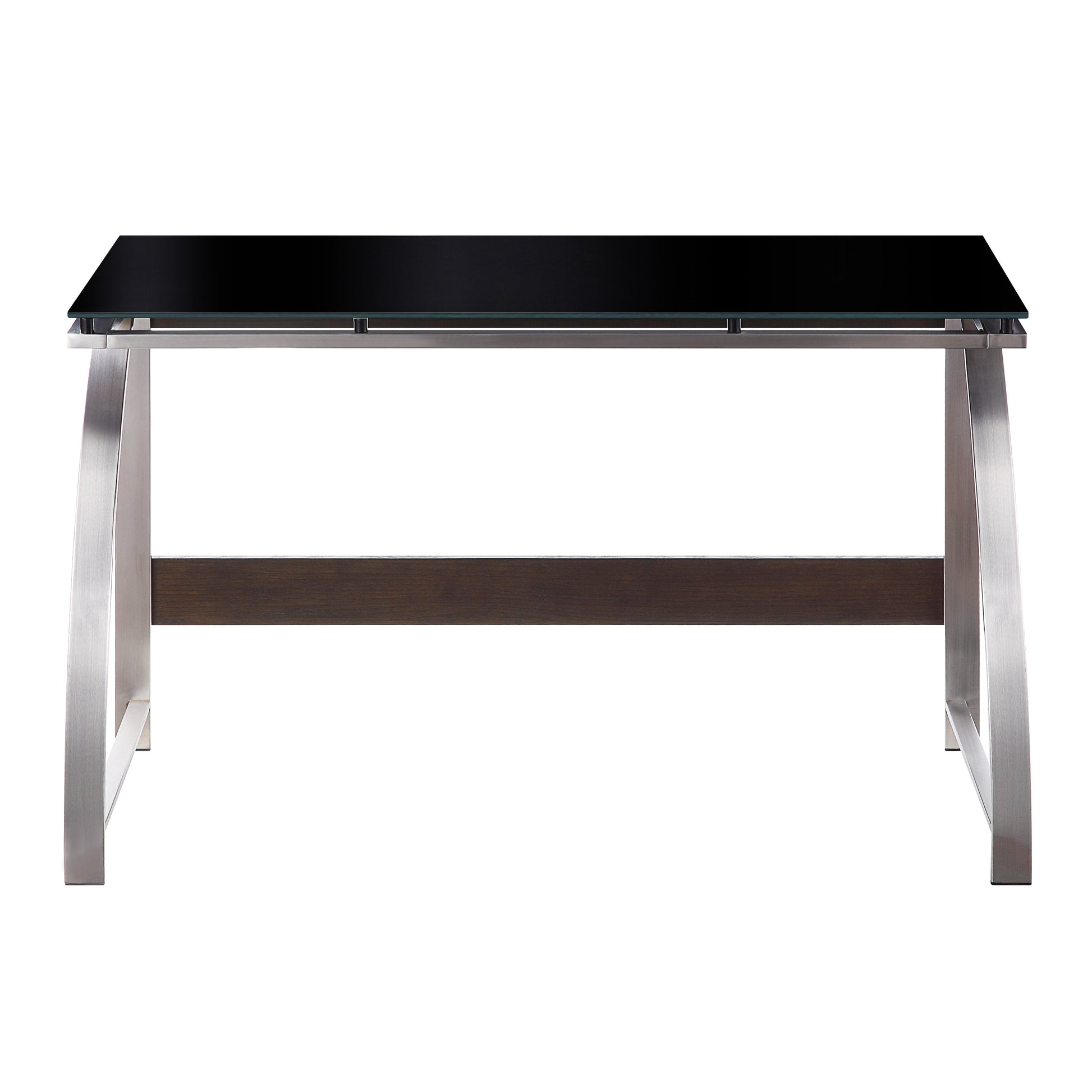 Tioga Espresso/Chrome Writing Desk - 3533-15 - Luna Furniture - Dallas Store