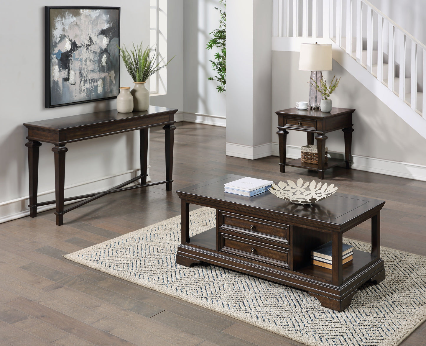 Tobias Espresso Lift Top Cocktail Table - 3681-30 - Luna Furniture - Dallas Store