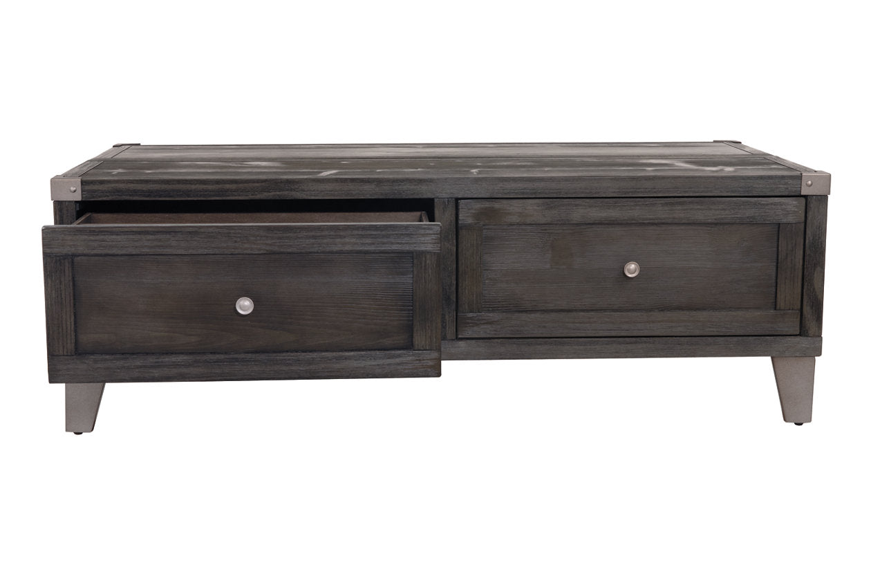 Todoe Dark Gray Coffee Table with Lift Top - T901-9 - Luna Furniture - Dallas Store