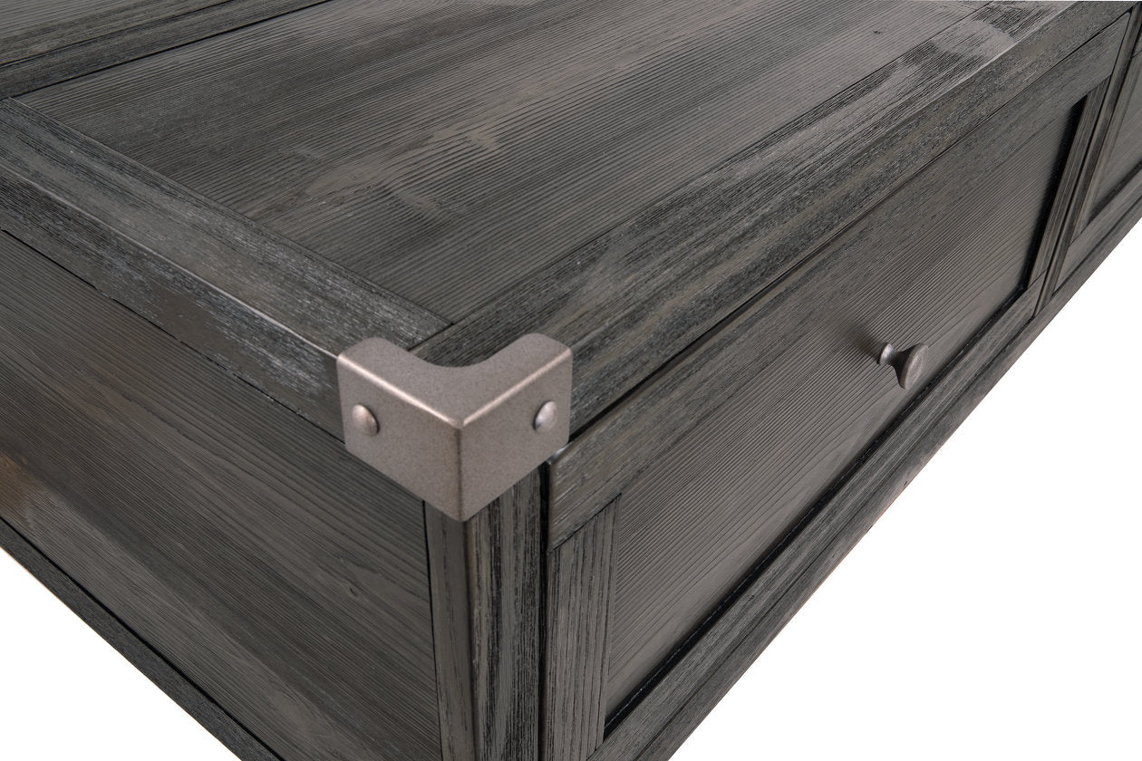 Todoe Dark Gray Coffee Table with Lift Top - T901-9 - Luna Furniture - Dallas Store