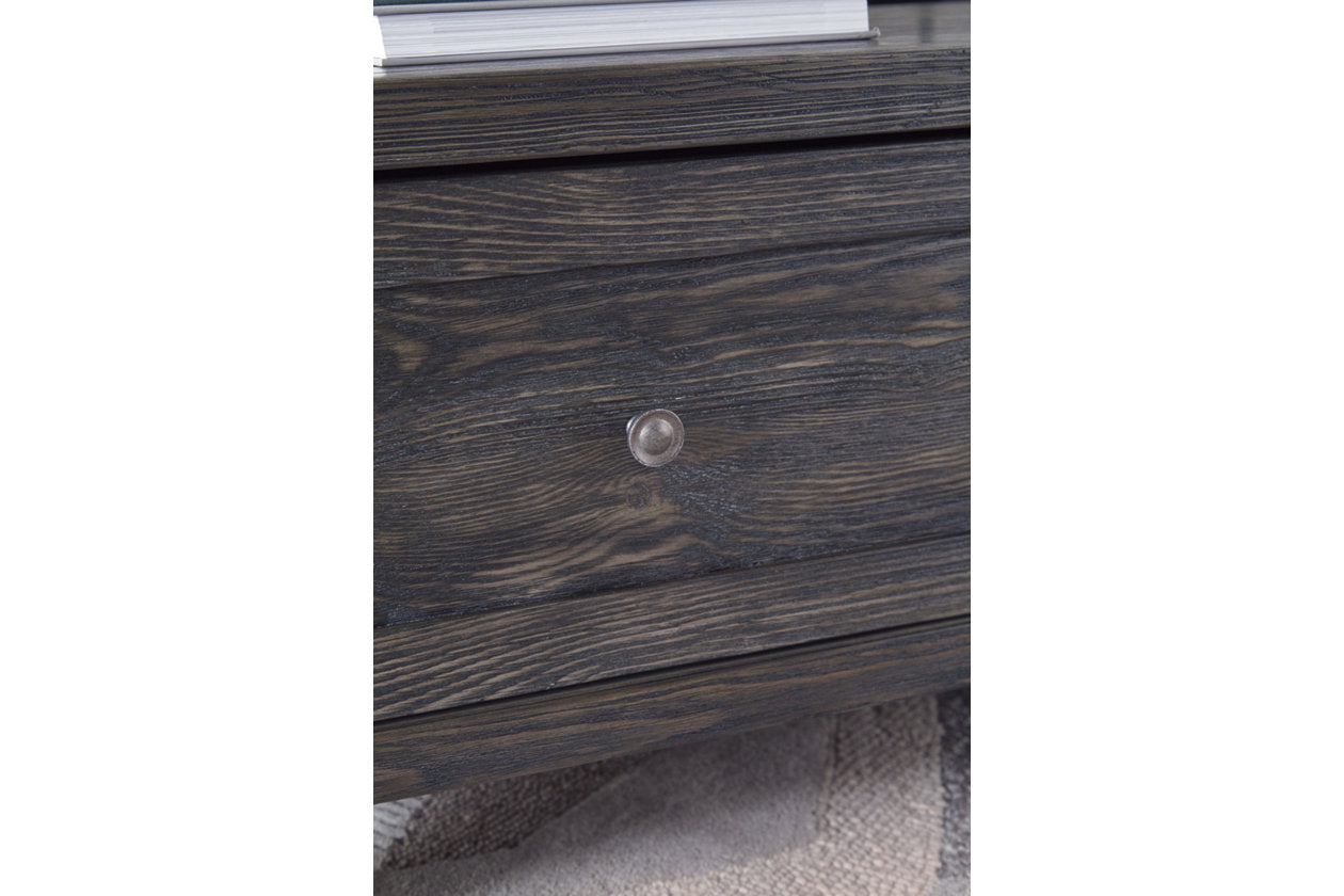 Todoe Dark Gray Coffee Table with Lift Top - T901-9 - Luna Furniture - Dallas Store