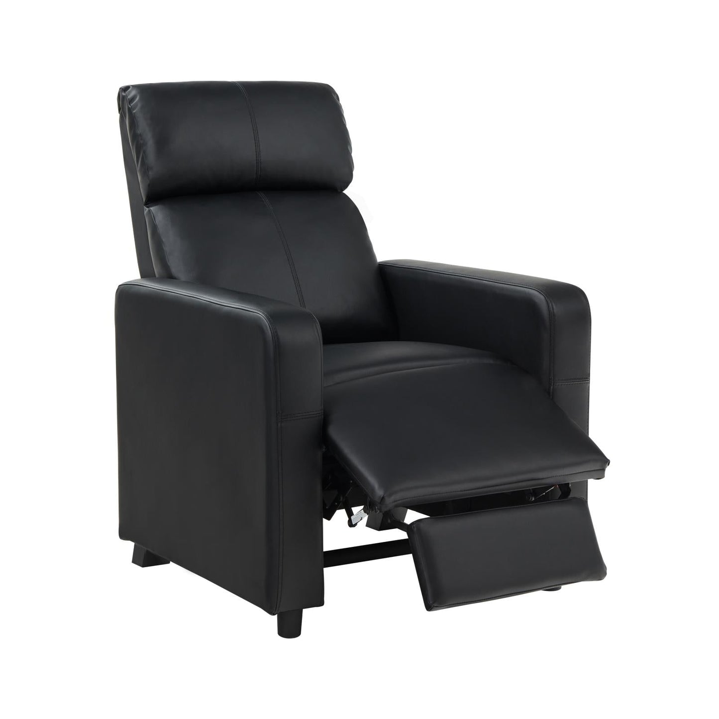 Toohey Home Theater Push Back Recliner Black - 600181 - Luna Furniture - Dallas Store