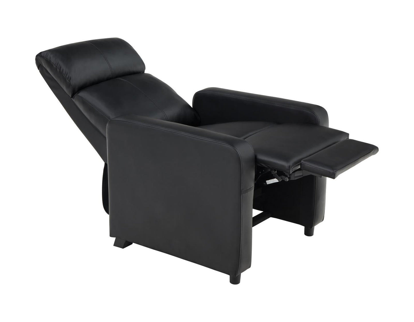 Toohey Home Theater Push Back Recliner Black - 600181 - Luna Furniture - Dallas Store