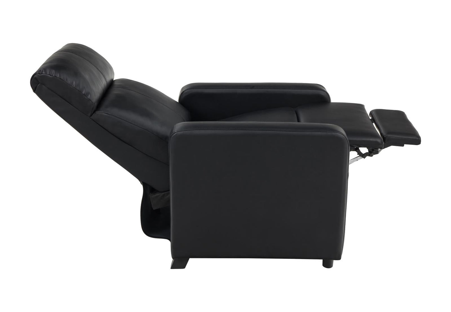 Toohey Home Theater Push Back Recliner Black - 600181 - Luna Furniture - Dallas Store
