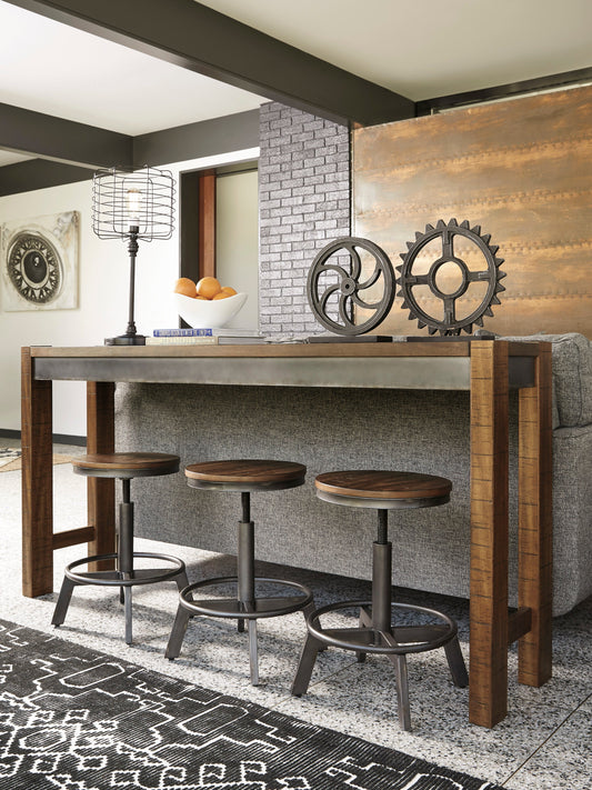Torjin Brown/Gray Counter Height Set - SET | D440-52 | D440-024 - Luna Furniture - Dallas Store