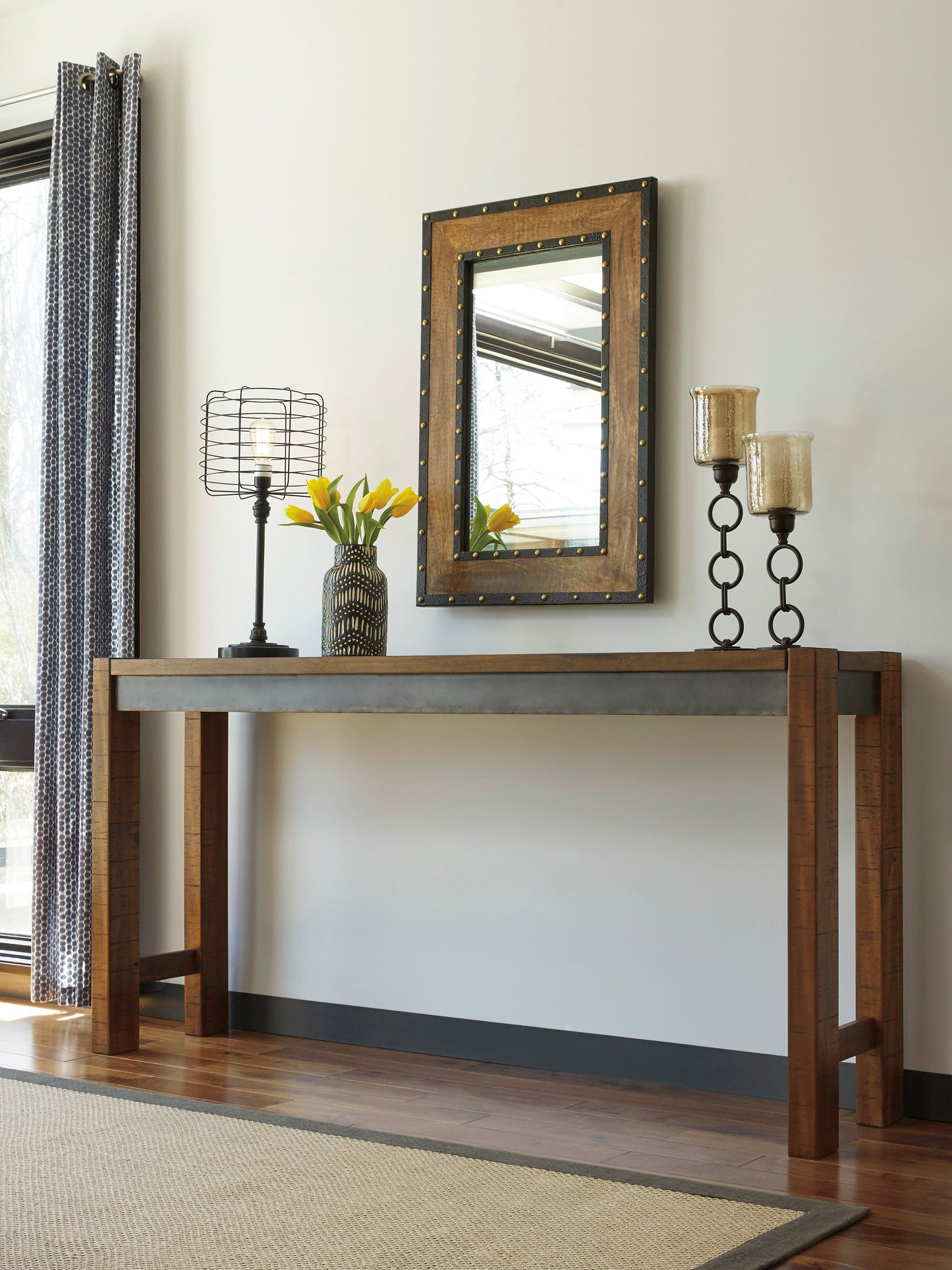Torjin Brown/Gray Counter Height Set - SET | D440-52 | D440-024 - Luna Furniture - Dallas Store