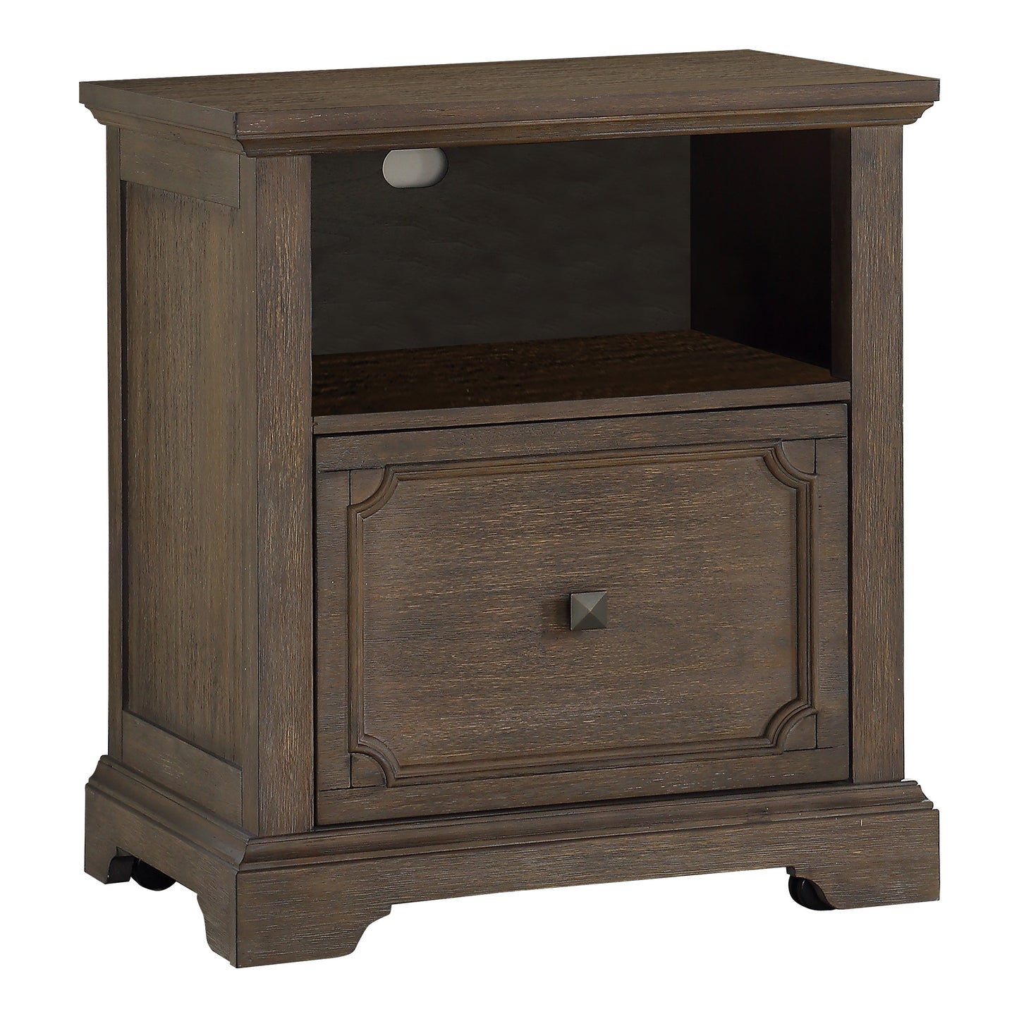 Toulon Dark Oak File Cabinet - 5438-18 - Luna Furniture - Dallas Store