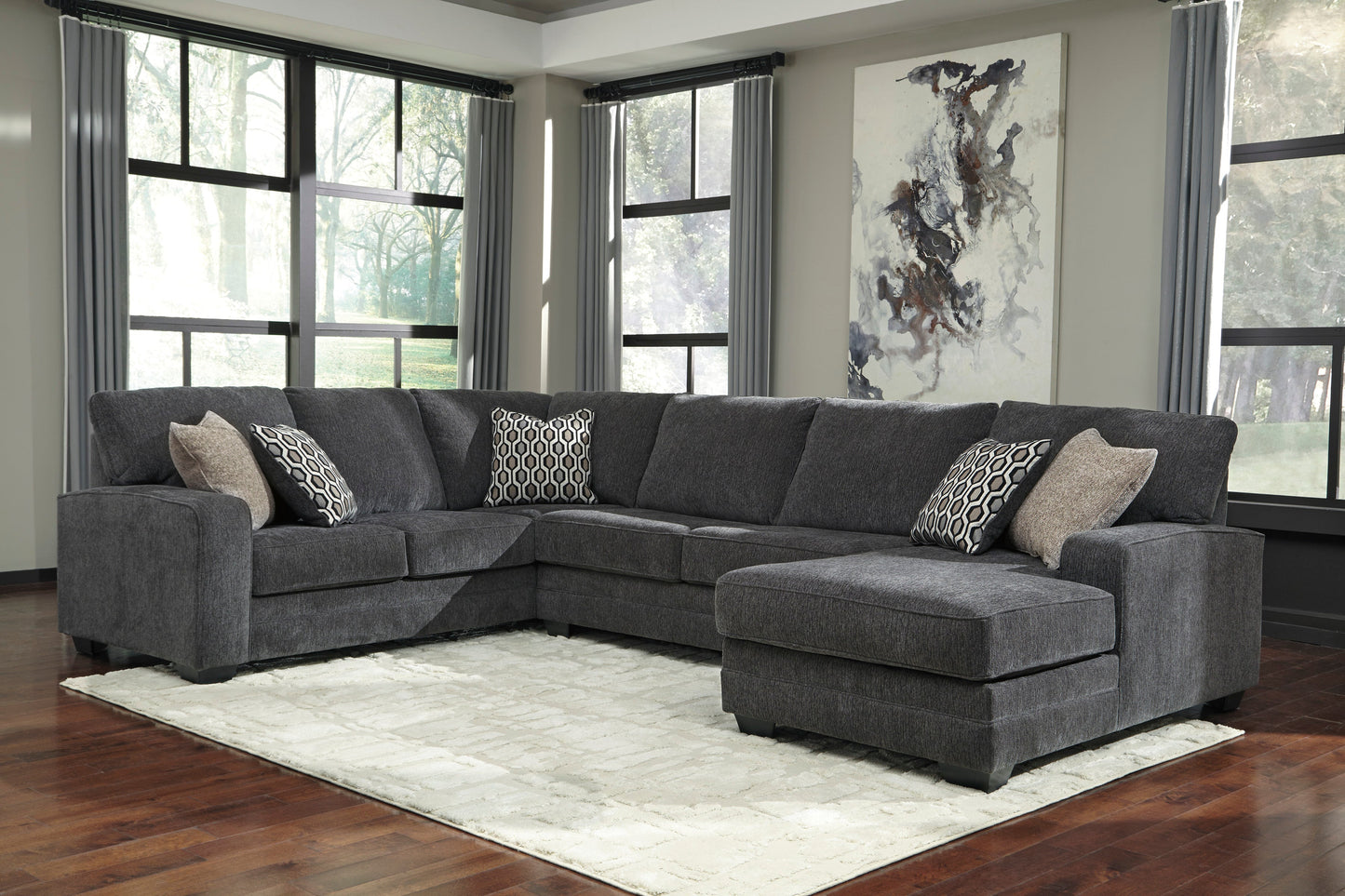 Tracling Slate RAF Sectional - SET | 7260017 | 7260034 | 7260066 | 7260008 - Luna Furniture - Dallas Store