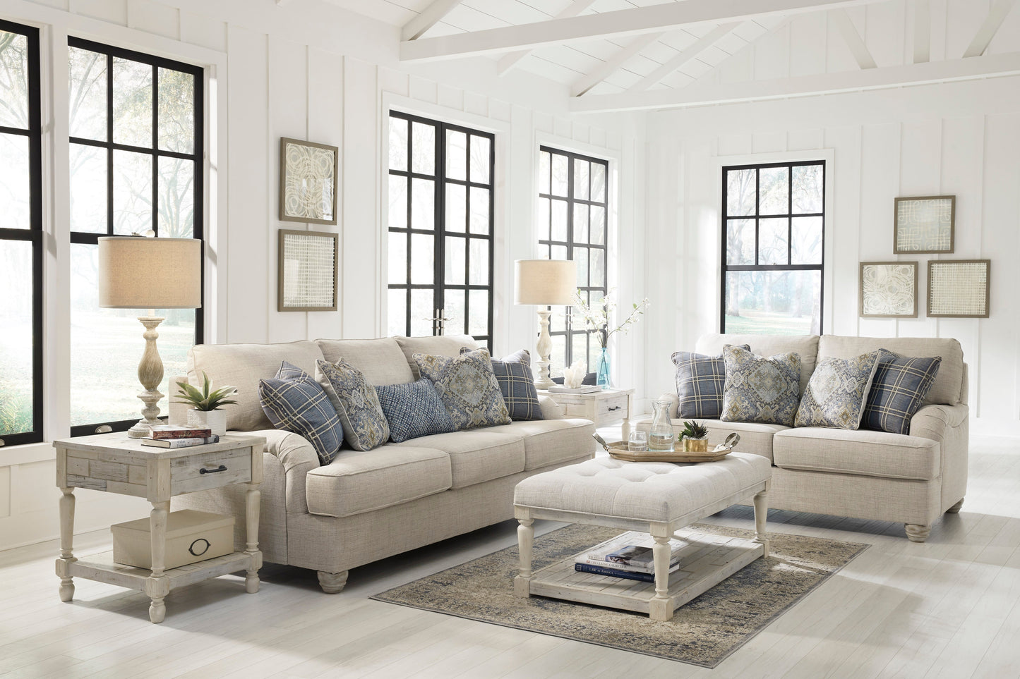 Traemore Linen Living Room Set - SET | 2740338 | 2740335 | 2740321 - Luna Furniture - Dallas Store