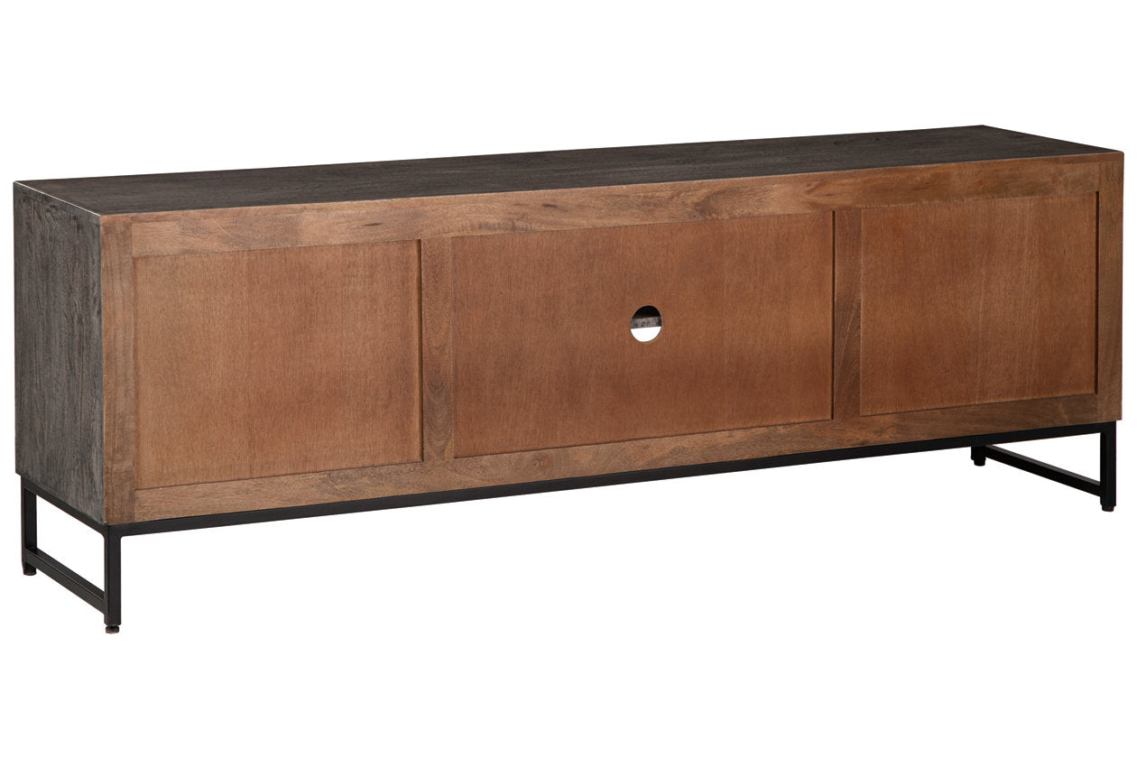 Treybrook Distressed Gray Accent Cabinet - A4000512 - Luna Furniture - Dallas Store