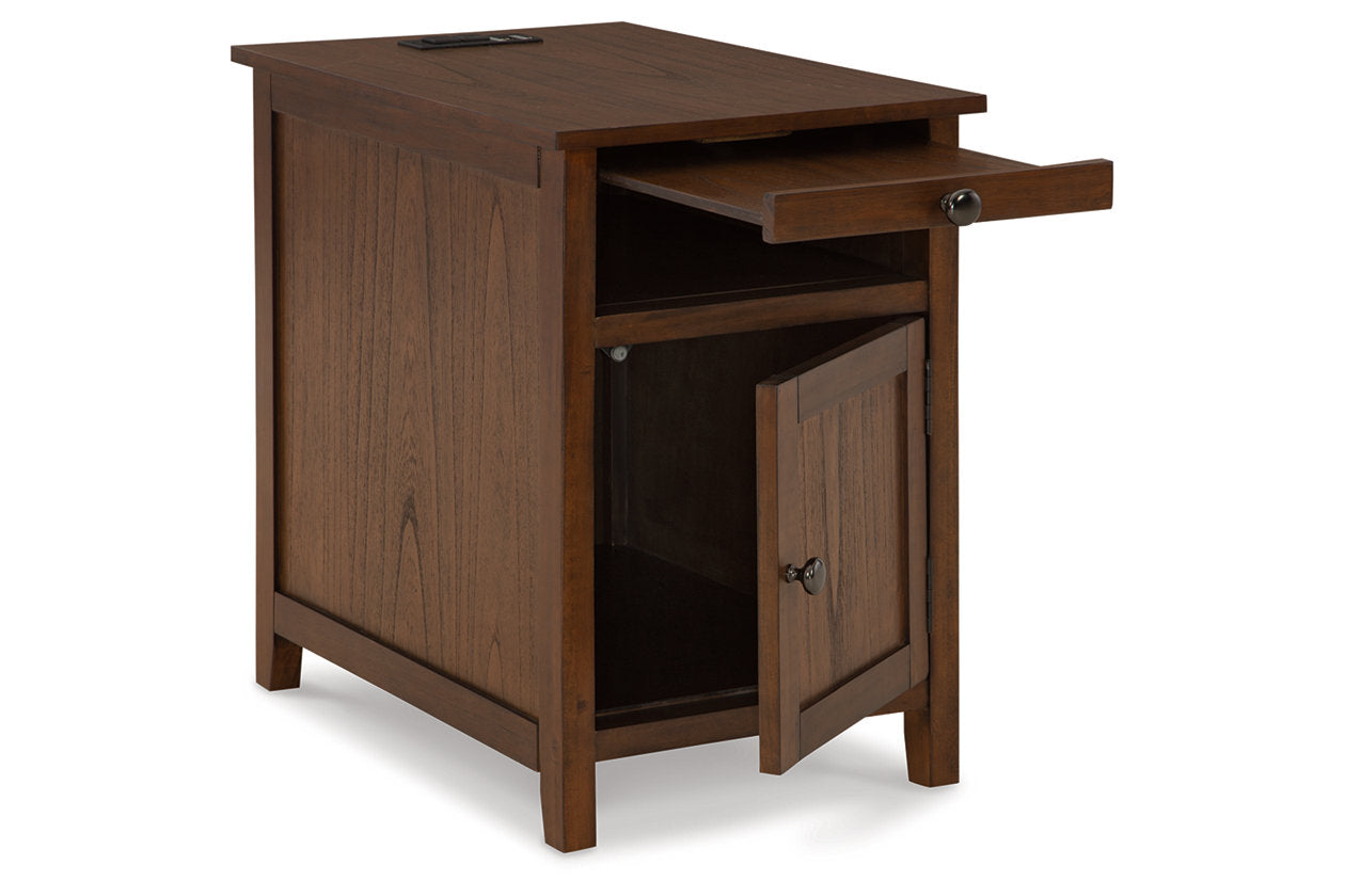 Treytown Brown Chairside End Table - T300-117 - Luna Furniture - Dallas Store