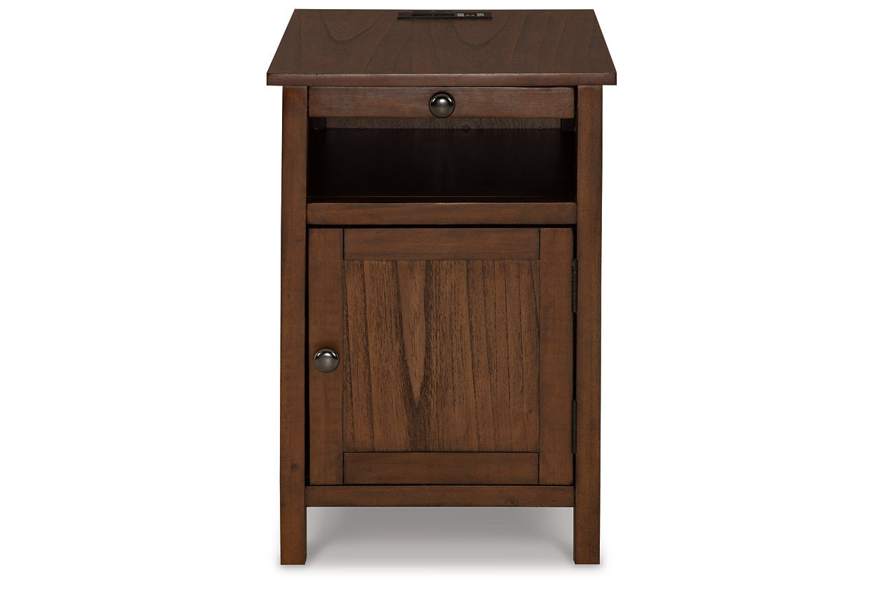 Treytown Brown Chairside End Table - T300-117 - Luna Furniture - Dallas Store