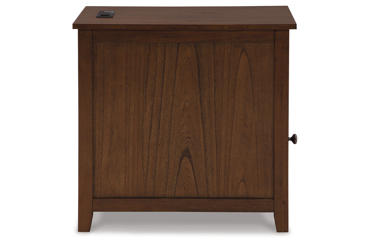 Treytown Brown Chairside End Table - T300-117 - Luna Furniture - Dallas Store