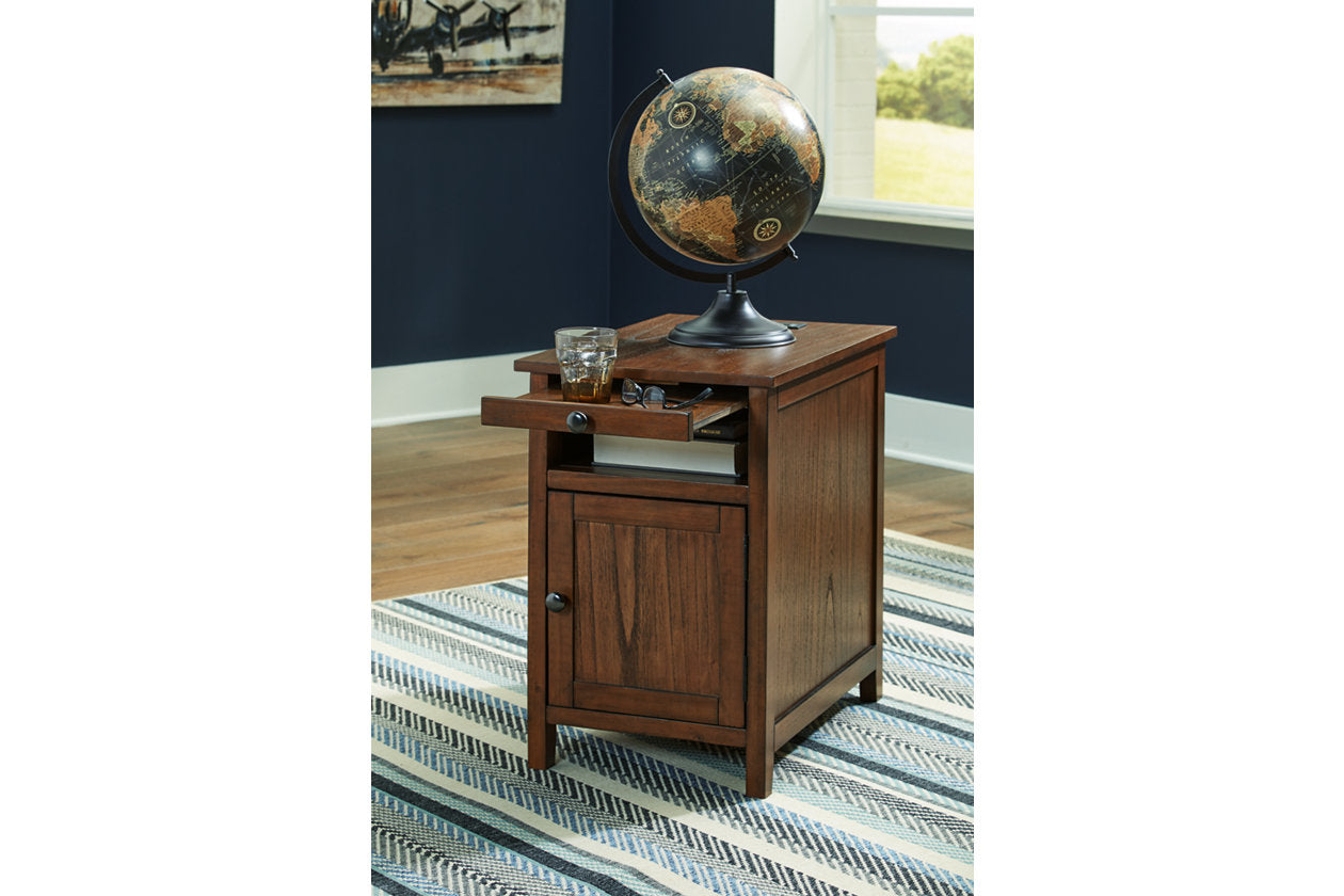 Treytown Brown Chairside End Table - T300-117 - Luna Furniture - Dallas Store