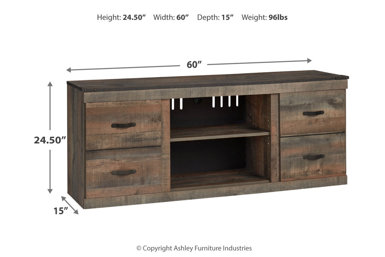 Trinell Brown 60" TV Stand - EW0446-268 - Luna Furniture - Dallas Store