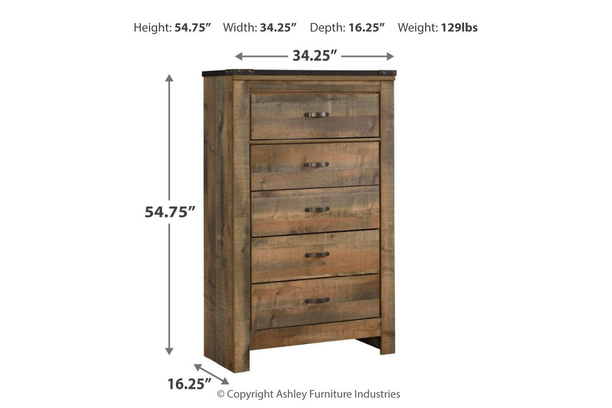 Trinell Brown Chest of Drawers - B446-46 - Luna Furniture - Dallas Store