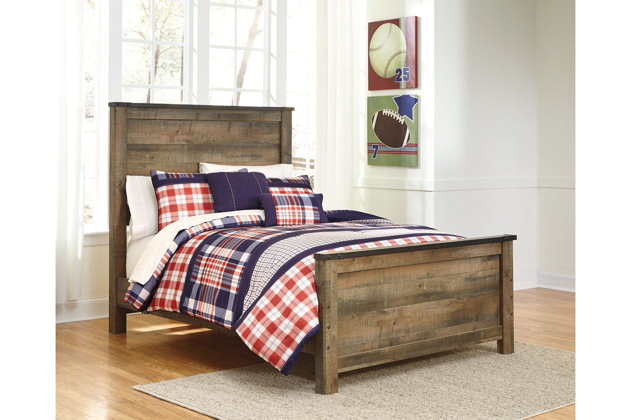 Trinell Brown Full Panel Bed - SET | B446-84 | B446-86 | B446-87 - Luna Furniture - Dallas Store