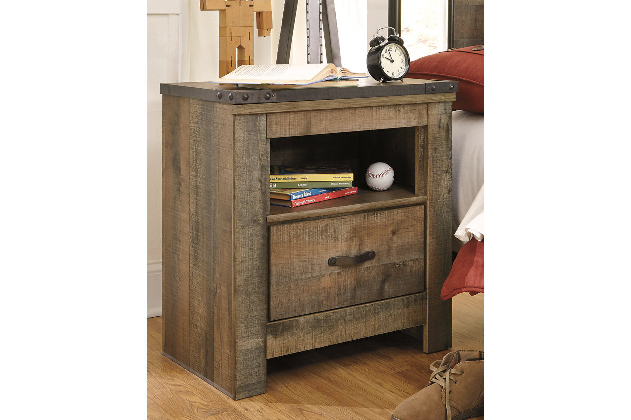 Trinell Brown Nightstand - B446-91 - Luna Furniture - Dallas Store