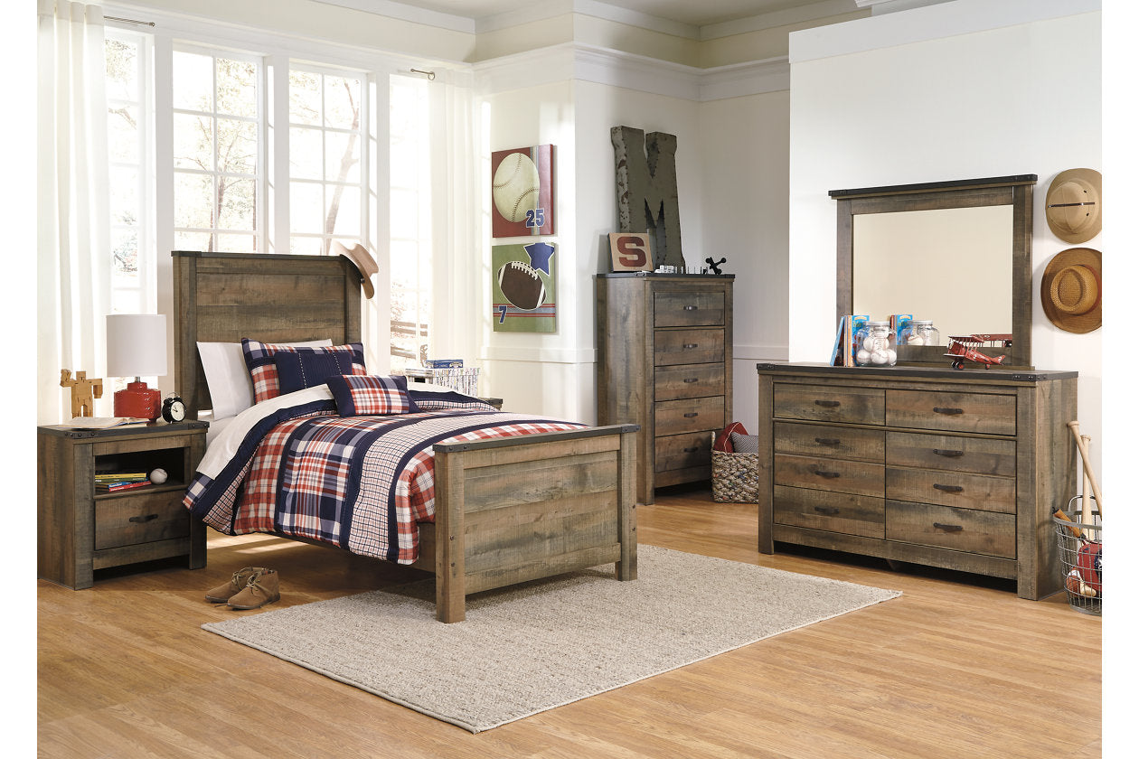 Trinell Brown Nightstand - B446-91 - Luna Furniture - Dallas Store