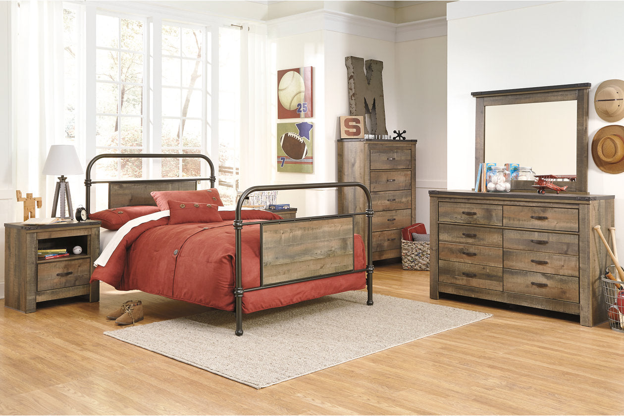 Trinell Brown Nightstand - B446-91 - Luna Furniture - Dallas Store