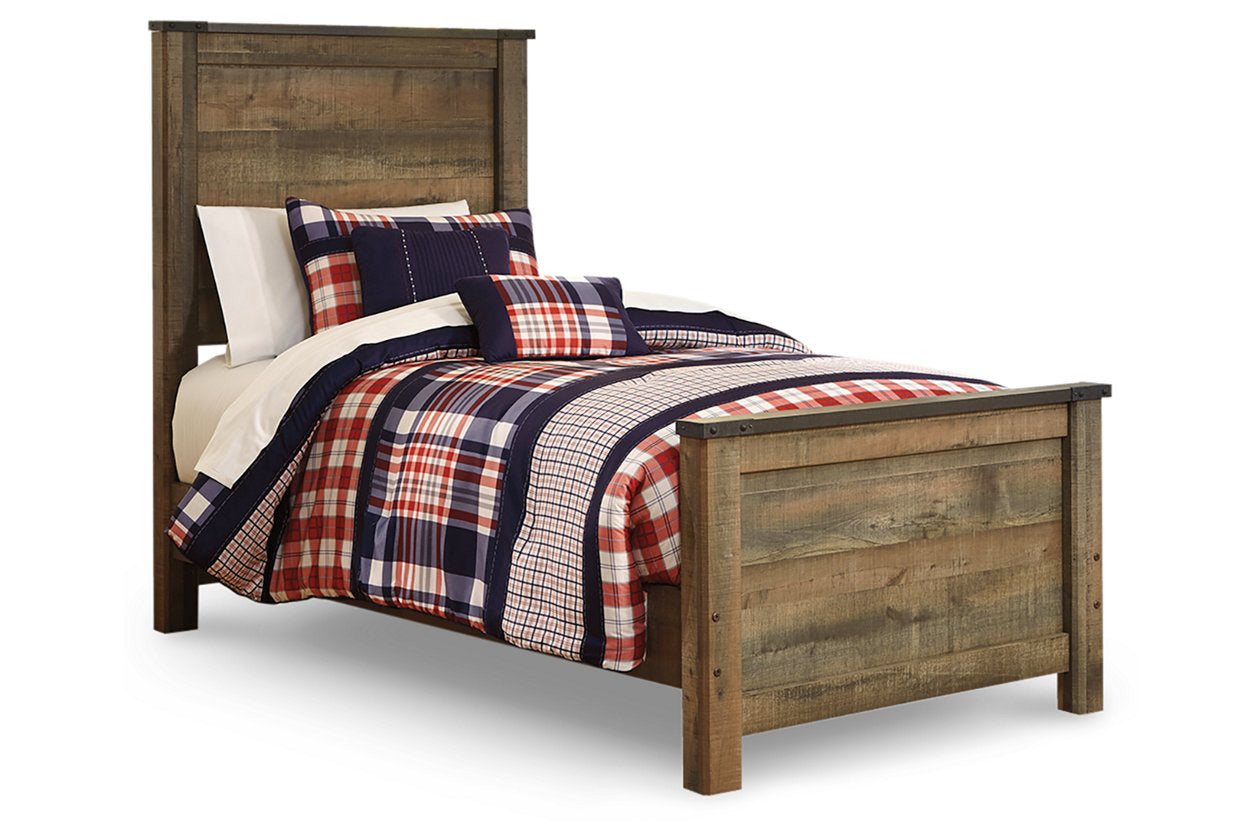 Trinell Brown Twin Panel Bed - SET | B446-52 | B446-53 | B446-83 - Luna Furniture - Dallas Store