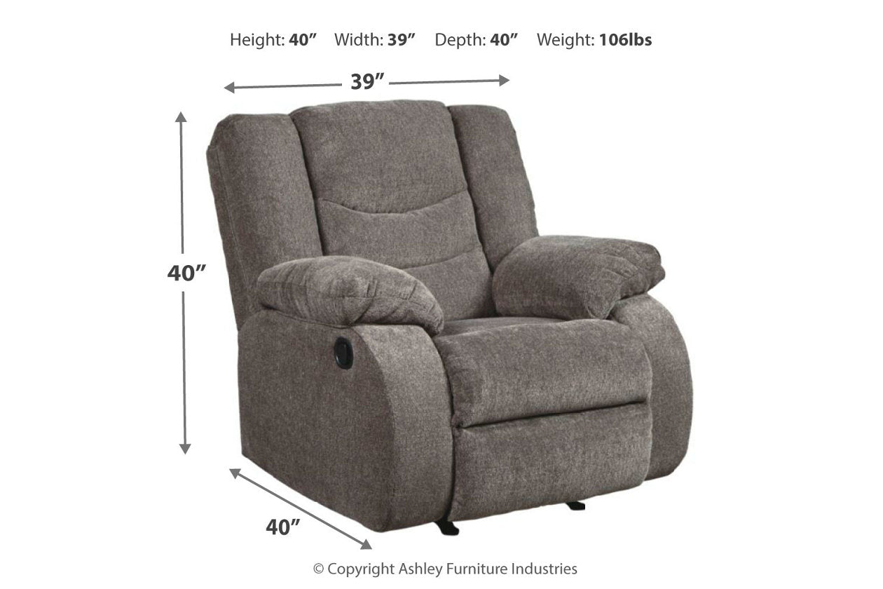 Tulen Gray Recliner - 9860625 - Luna Furniture - Dallas Store