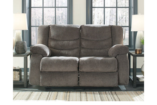 Tulen Gray Reclining Loveseat - 9860686 - Luna Furniture - Dallas Store