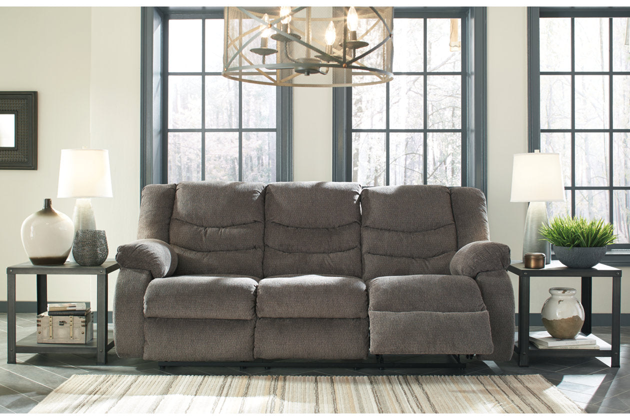 Tulen Gray Reclining Sofa - 9860688 - Luna Furniture - Dallas Store