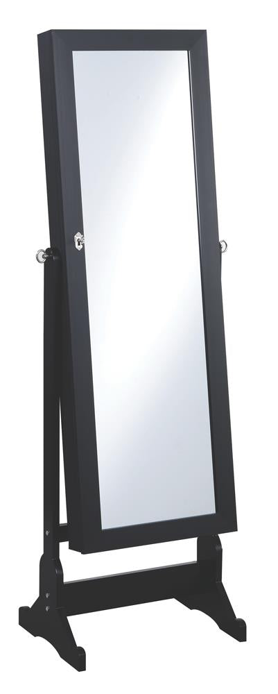 Tutuola Black Jewelry Cheval Mirror - 904039 - Luna Furniture - Dallas Store
