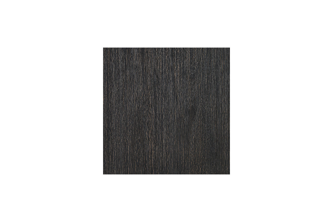 Tyler Creek Antique Black Counter Height Bench - D736-09 - Luna Furniture - Dallas Store