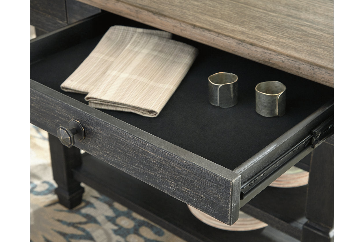 Tyler Creek Black/Gray Counter Height Dining Table - D736-32 - Luna Furniture - Dallas Store
