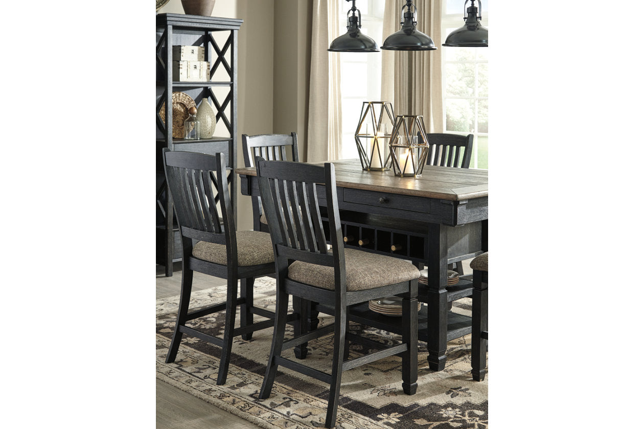 Tyler Creek Black/Gray Counter Height Dining Table - D736-32 - Luna Furniture - Dallas Store