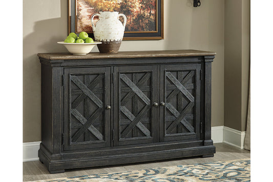 Tyler Creek Black/Gray Dining Server - D736-60 - Luna Furniture - Dallas Store