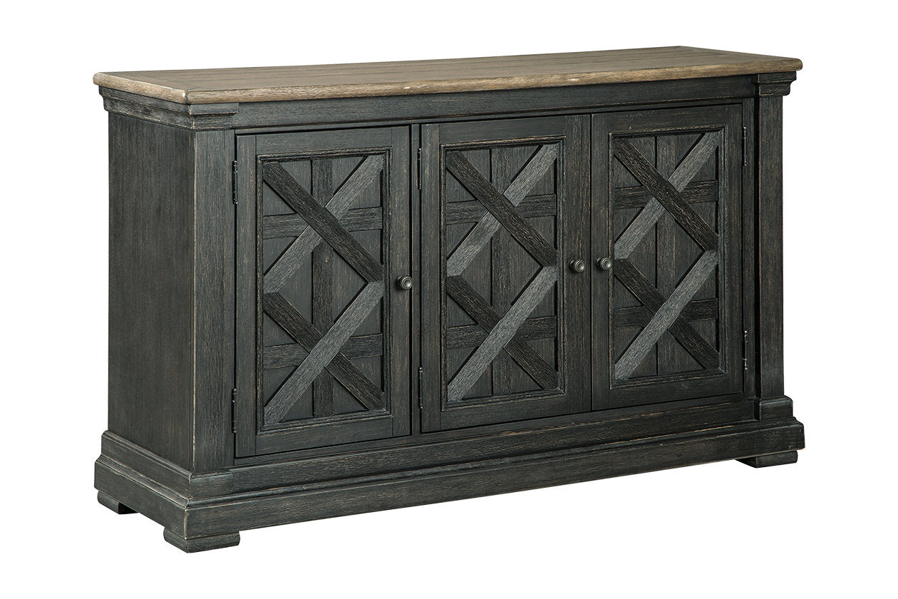 Tyler Creek Black/Gray Dining Server - D736-60 - Luna Furniture - Dallas Store