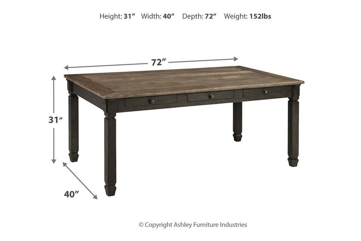 Tyler Creek Black/Gray Dining Table - D736-25 - Luna Furniture - Dallas Store