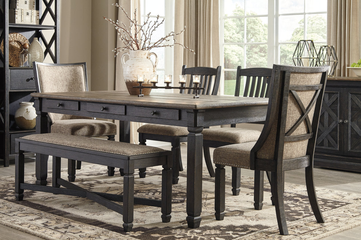 Tyler Creek Black/Gray Dining Table - D736-25 - Luna Furniture - Dallas Store