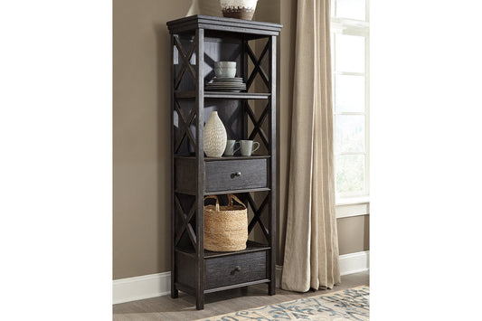 Tyler Creek Black/Gray Display Cabinet - D736-76 - Luna Furniture - Dallas Store