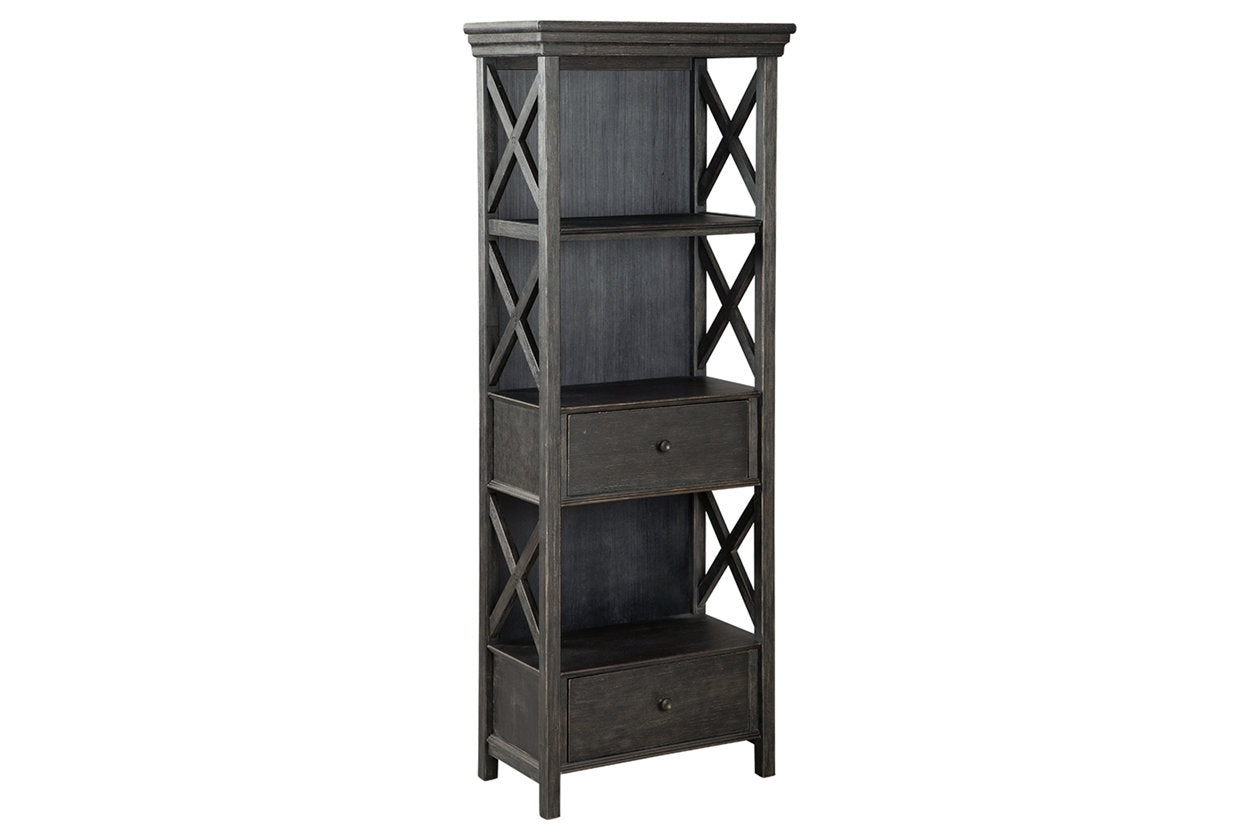 Tyler Creek Black/Gray Display Cabinet - D736-76 - Luna Furniture - Dallas Store