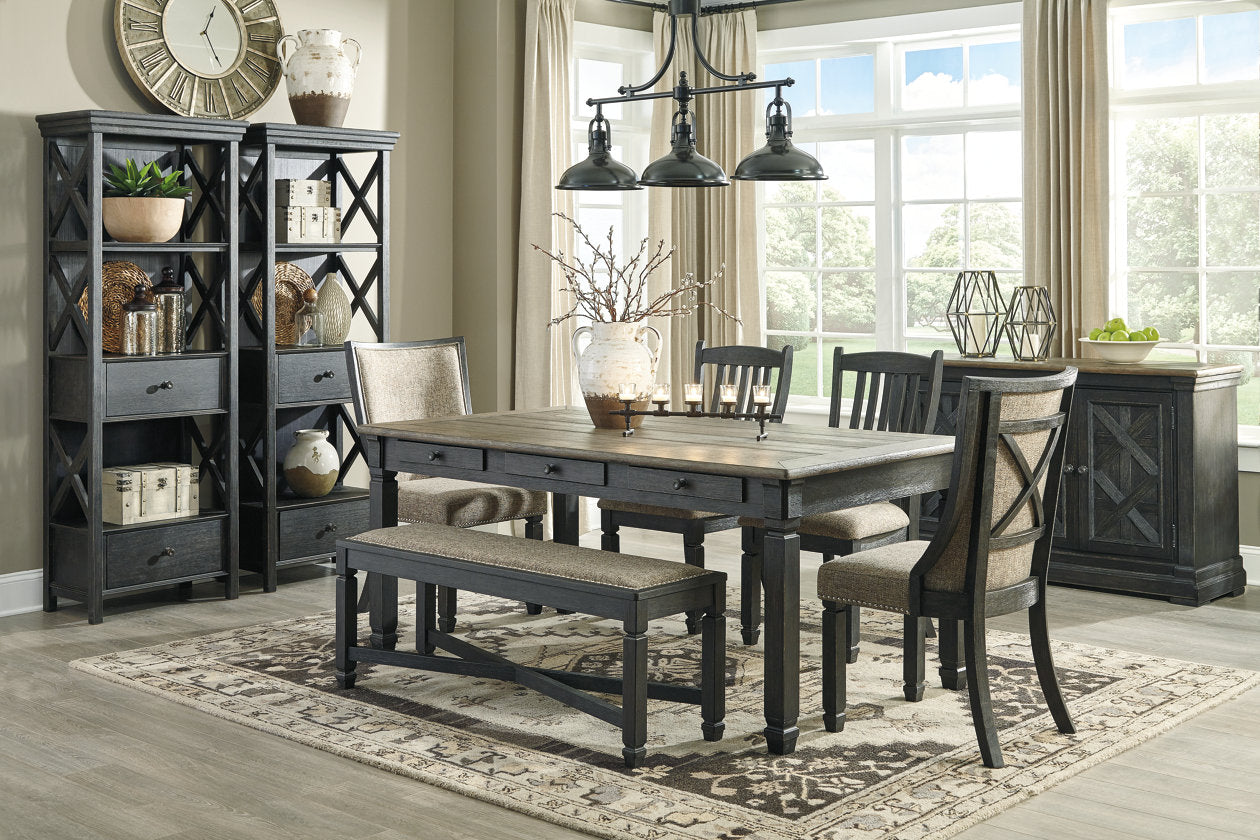 Tyler Creek Black/Gray Display Cabinet - D736-76 - Luna Furniture - Dallas Store