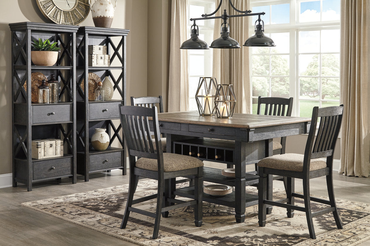 Tyler Creek Black/Gray Display Cabinet - D736-76 - Luna Furniture - Dallas Store