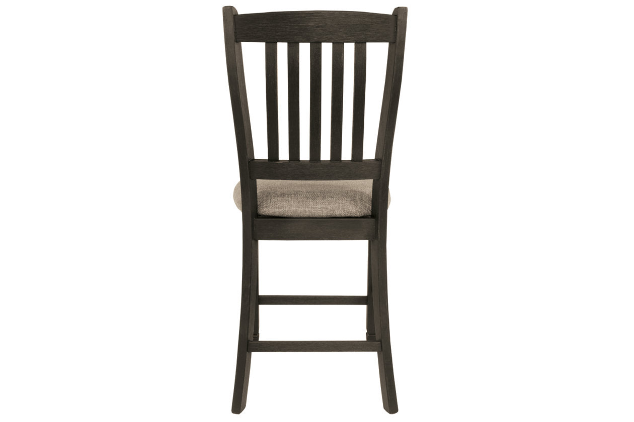 Tyler Creek Black/Grayish Brown Counter Height Barstool, Set of 2 - D736-124 - Luna Furniture - Dallas Store