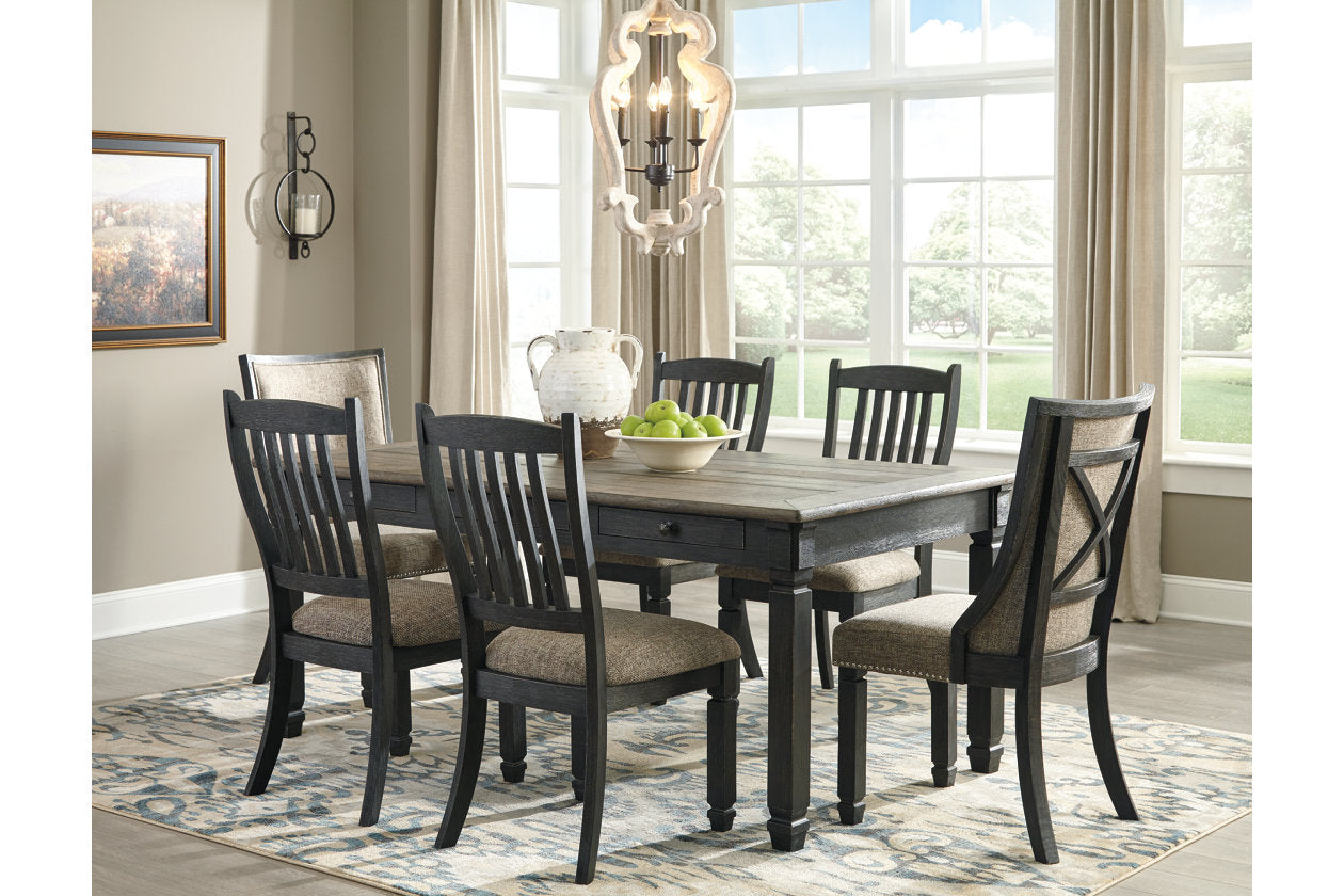 Tyler Creek Black/Grayish Brown Dining Chair, Set of 2 - D736-01 - Luna Furniture - Dallas Store
