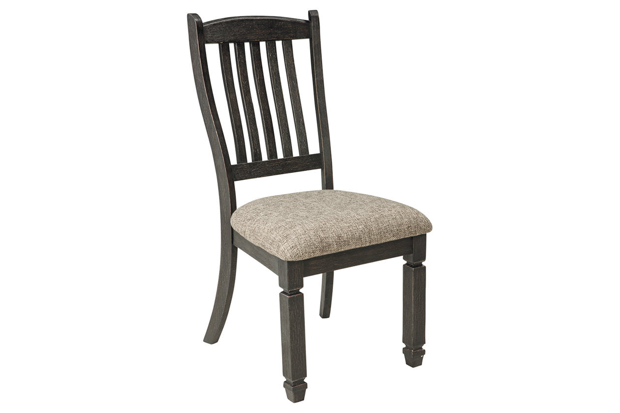 Tyler Creek Black/Grayish Brown Dining Chair, Set of 2 - D736-01 - Luna Furniture - Dallas Store