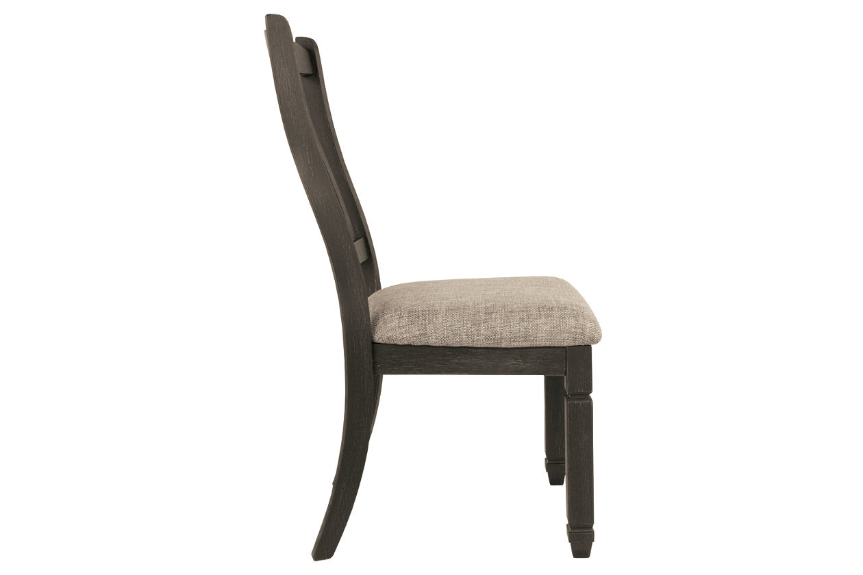 Tyler Creek Black/Grayish Brown Dining Chair, Set of 2 - D736-01 - Luna Furniture - Dallas Store