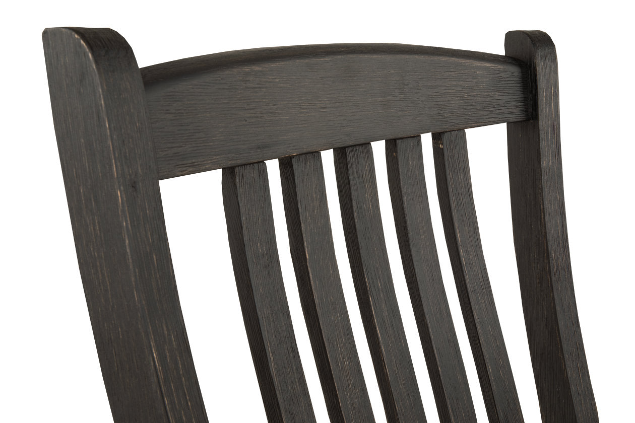 Tyler Creek Black/Grayish Brown Dining Chair, Set of 2 - D736-01 - Luna Furniture - Dallas Store