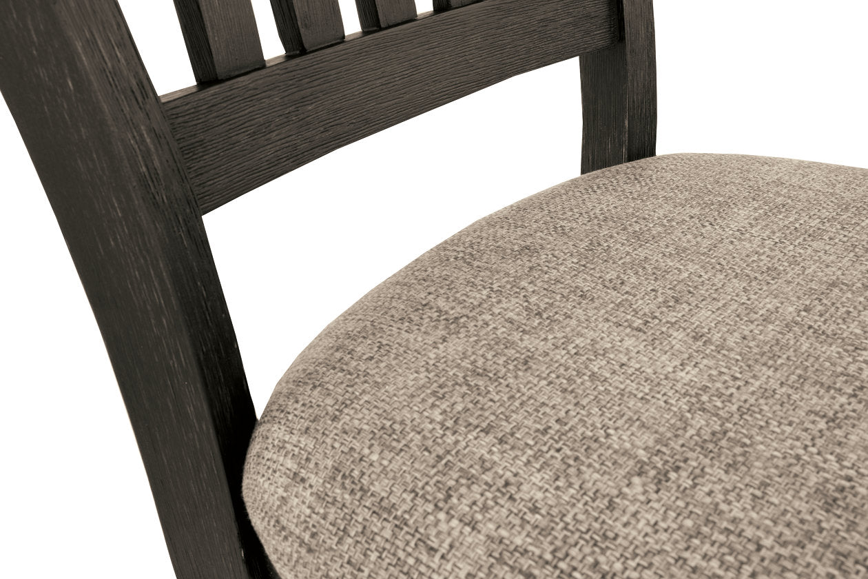 Tyler Creek Black/Grayish Brown Dining Chair, Set of 2 - D736-01 - Luna Furniture - Dallas Store