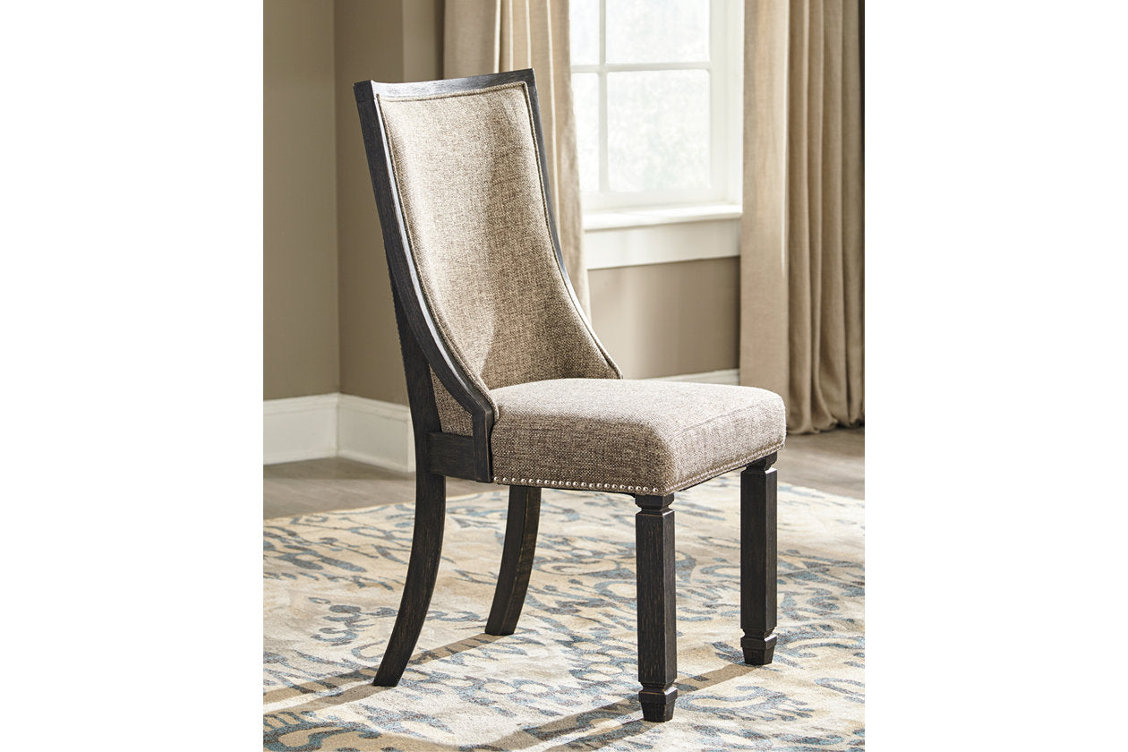 Tyler Creek Black/Grayish Brown Dining Chair, Set of 2 - D736-02 - Luna Furniture - Dallas Store