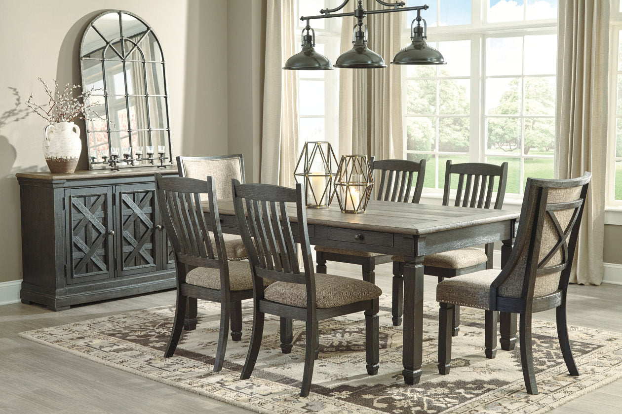 Tyler Creek Black/Grayish Brown Dining Chair, Set of 2 - D736-02 - Luna Furniture - Dallas Store