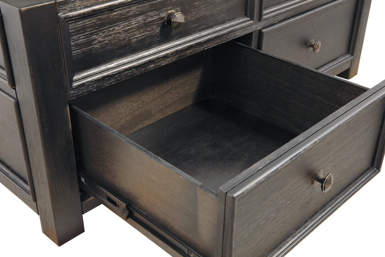 Tyler Creek Grayish Brown/Black Coffee Table with Lift Top - T736-20 - Luna Furniture - Dallas Store